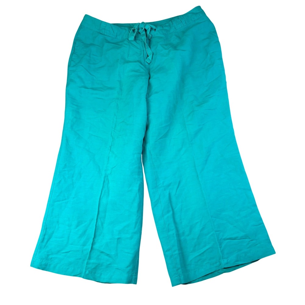 Ashley Stewart Teal Wide Leg Pants